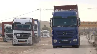 تضاعف حركة نقل البضائع بين سوريا والأردن 