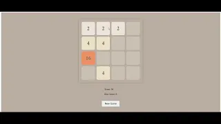 2048 Game HTML CSS JavaScript Project Walkthrough