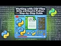 Working with CSV Files in Python Write and Read Data - Step-by-Step Guide
