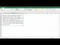 Merge Cells Wrap Text