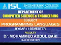 PL Lec 18 UNIT 3 Static and Dynamic scope