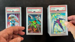 PSA Graded Card Return aka The Quest for the PSA 10 1992 Marvel Masterpiece Set
