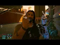Middle Finger Fight with Johnny Silverhand Keanu Reeves Cyberpunk 2077 Funny moments