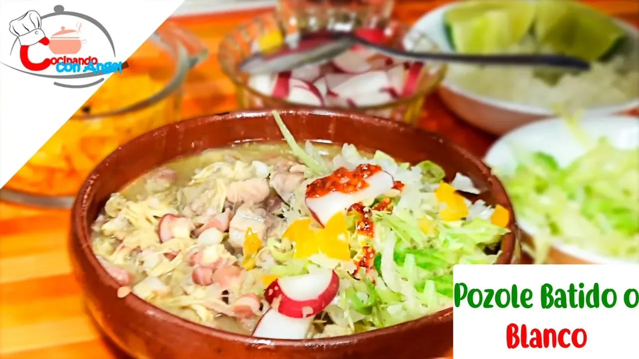 Como Hacer Pozole Blanco de Pollo y Cerdo