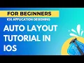 Auto Layout Tutorial in iOS - Swift Tutorial iOS