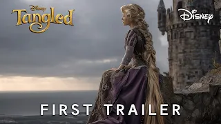 Tangled Live Action Movie First Trailer Florence Pugh 2026 