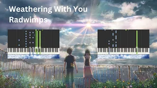 Download RADWIMPS - Weathering With You Medley For Two Pianos MP3