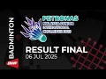 Download Lagu HASIL LENGKAP FINAL BWF MALAYSIA JUNIOR INTERNATIONAL CHALLENGE 2025 - DAY 6 ALL COURT #BWFJUNIOR
