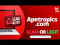 Apetropics Reviews Apetropics com Reviews Scam Alert APETROPICS COM APETROPICS COM Review