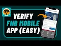 FNB - How to Verify Banking App