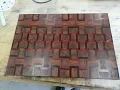 Basket weave cutting board