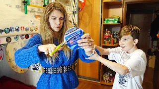 МАТЬ ГРИФЕРА СЛОМАЛА СЫНУ ДИСК МАЙНКРАФТ В РЕАЛЬНОЙ ЖИЗНИ  МАТЬ ГРИФЕРА СЛОМАЛА СЫНУ ДИСК МАЙНКРАФТ В РЕАЛЬНОЙ ЖИЗНИ