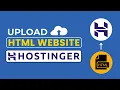 How To Upload Html Website On Hostinger 2026 Host Html Website Hostinger Hostinger Upload Html