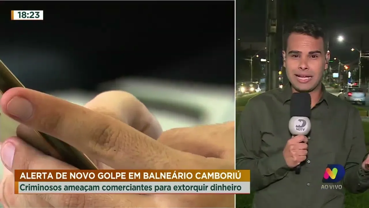 Criminosos extorquem comerciantes com ameaças de invasão em Balneário Camboriú