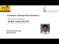 Question Set 01 Database Managment System 1 Java Institute