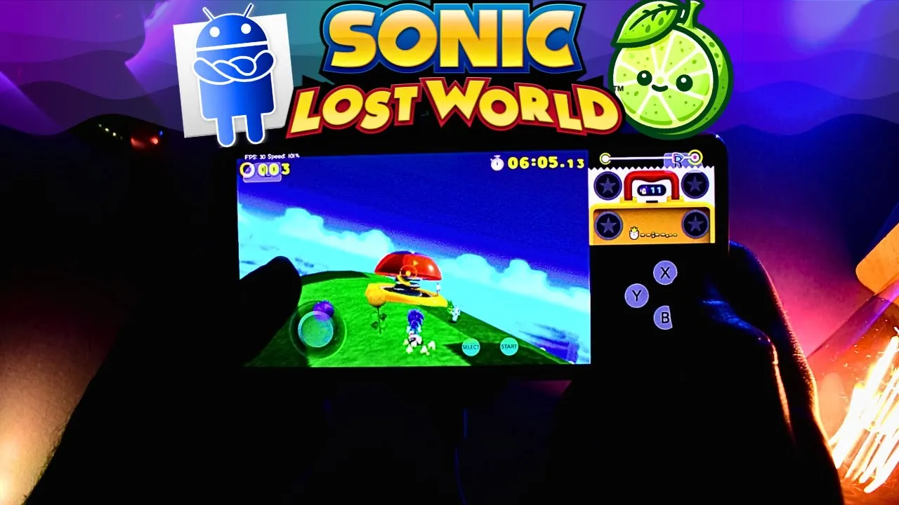 Sonic The Lost World - Android Gameplay - Lime3DS Emulator