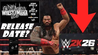 WWE 2K26 Release Date Release Date Window