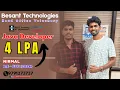 Java Developer Placement Success Nirmal s Journey from ECE to IT 4 LPA Besant Technologies