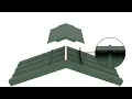 Universal Ridge Cap Installation on a Steel Roof