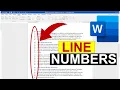Microsoft Word - Adding Line Numbers