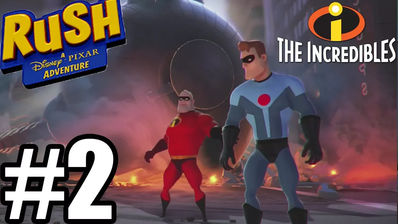 Rush A Disney Pixar Adventure Gameplay Walkthrough Part 2 - The Incredibles