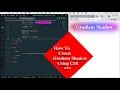 Gradient Shadow How to create Gradient Shadow in HTML with CSS only