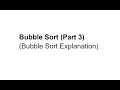 Bubble Sort part 3