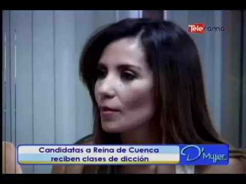 Candidatas a Reina de Cuenca reciben clases de dicción