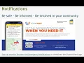 RDOS notification system Voyent Alert how to register