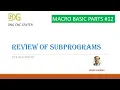 12-Custom Macro Review Of Sub Program II DNG CNC CENTER