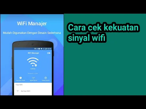 Cara cek kekuatan sinyal wifi