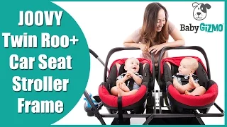 Joovy Twin Roo Double Infant Car Seat Frame Stroller Review