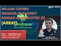 Belajar Coding Berbasis Java Script dengan Grasshopper 3 - Array