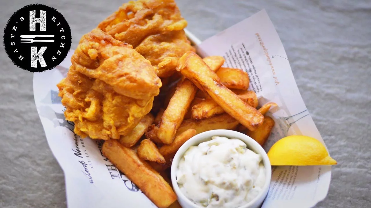 The Best Fish and Chips with crispy batter simple recipe. 