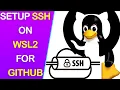Set up SSH on Windows Subsystem for Linux WSL2 for Github