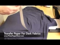 Iron On Transfer Paper For Dark Fabrics Tutorial By Photo Paper Direct