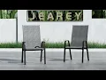 JEAREY How to Assemble Patio Dining Chairs - The Easiest Fastest Method