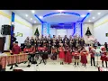 Tole Endehon Paduan Suara Polres Team Musik Sopo Art dalam Perayaan Natal Oikumene Pemkab Samosir