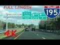 Interstate 195 - New Jersey eastbound 4K