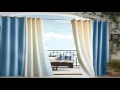 Collections Etc Versatile Indoor Outdoor Curtain Panel 84 White