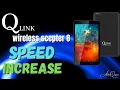 how to increase the speed of Qlink scepter 8 tablet