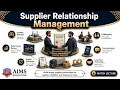 What is Supplier Relationship Management SRM Process Tools Collaboration Types AIMS Education