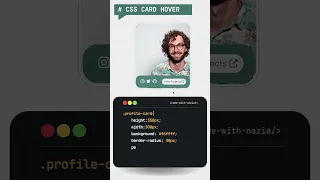 CSS profile card hover effect - For ultimate beginners