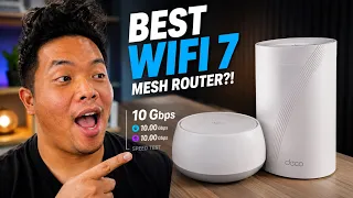 Your WIFI is SLOW The Best Wi-Fi 7 Mesh Router TP-Link Deco BE25 vs BE77 Speed Test