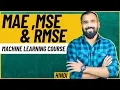Mean Absolute Error MAR l Mean Squared Error MSE l Root Mean Squared Error RMSE in Hindi