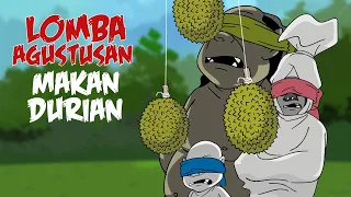 Download Lomba Agustusan Makan Durian Terlucu - Kartun Hantu Lucu MP3