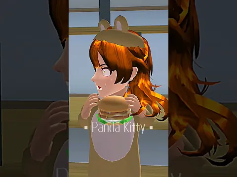 makan harus bersembunyi #shorts # #sakuraschoolsimulator #sakura