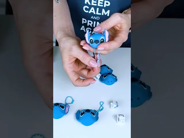 Stitch Head Clicker / Keychain, Fan-Art from Lilo & Stitch Saga video thumbnail