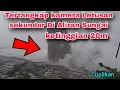 NGERI ; Lava meluncur ke atas 20 mt dari permukaan sungai