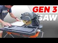 JUST RELEASED - RIDGID 10 WET TILE SAW THE BEAST